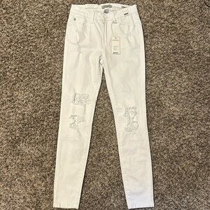Judy Blue Women's White Skinny Jeans